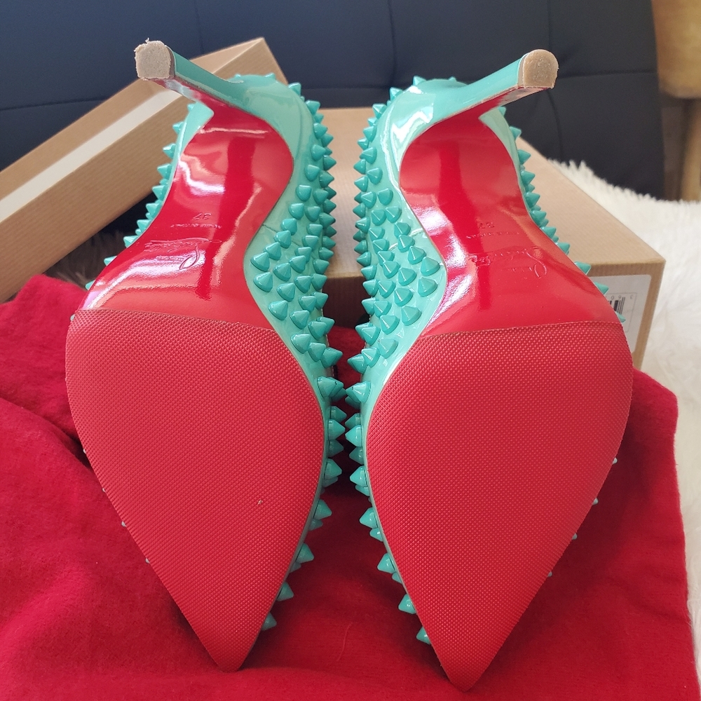 Christian Louboutin Pigalle Spikes 120 Patent - Picture 6 of 8